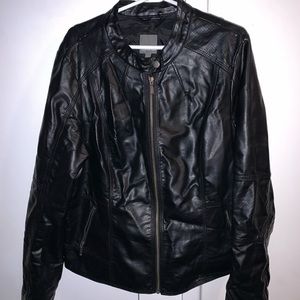 Reitmans fake leather coat for woman